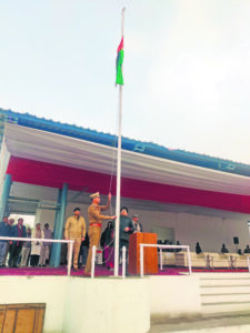 Final rehearsal of Republic Day ceremony held at Parade ground, Sector 5