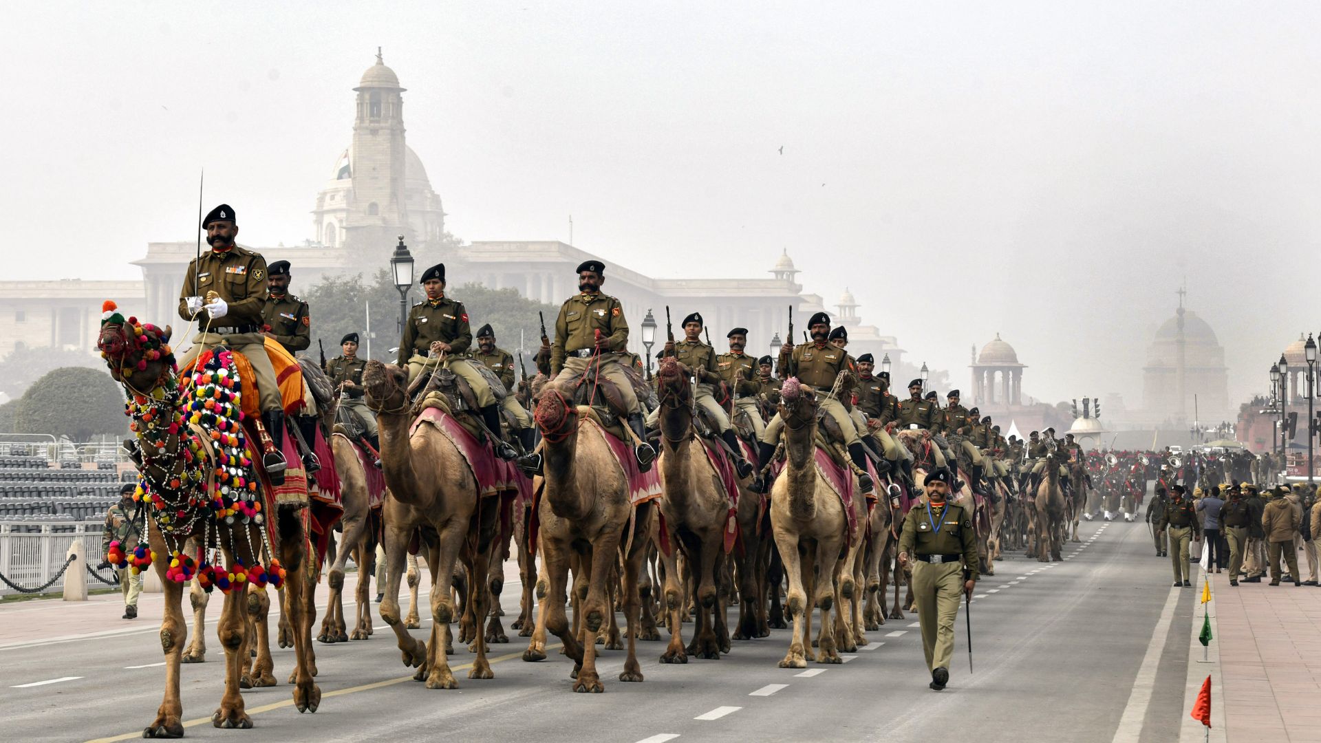 In Pics: Armed Forces Rehearsing at Kartavya Path for 75th Republic Day