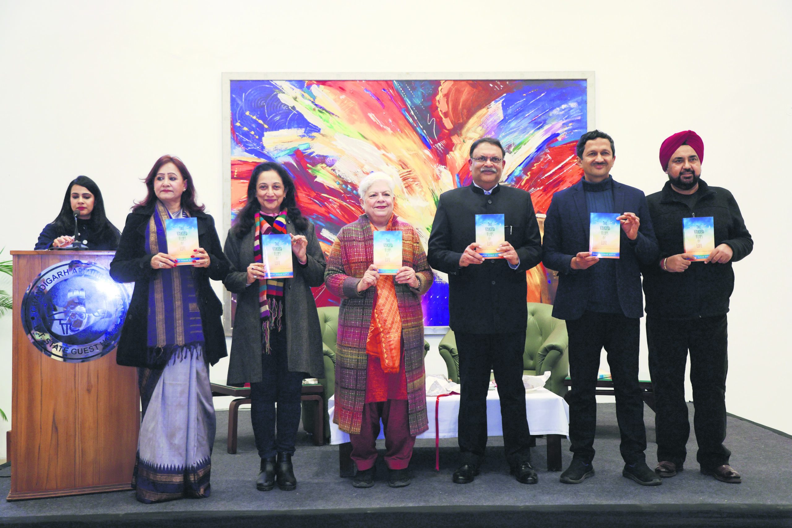 Dinesh Kapila’s book released at a glittering function