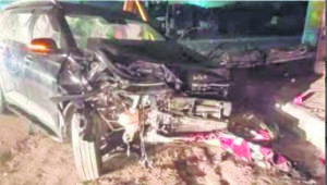 Tragic collision claims lives of three police personnel in Mukerian subdivision