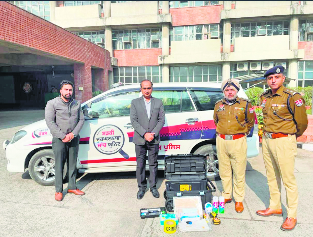 Punjab Police introduces road crash investigation vehicle for Safety Month