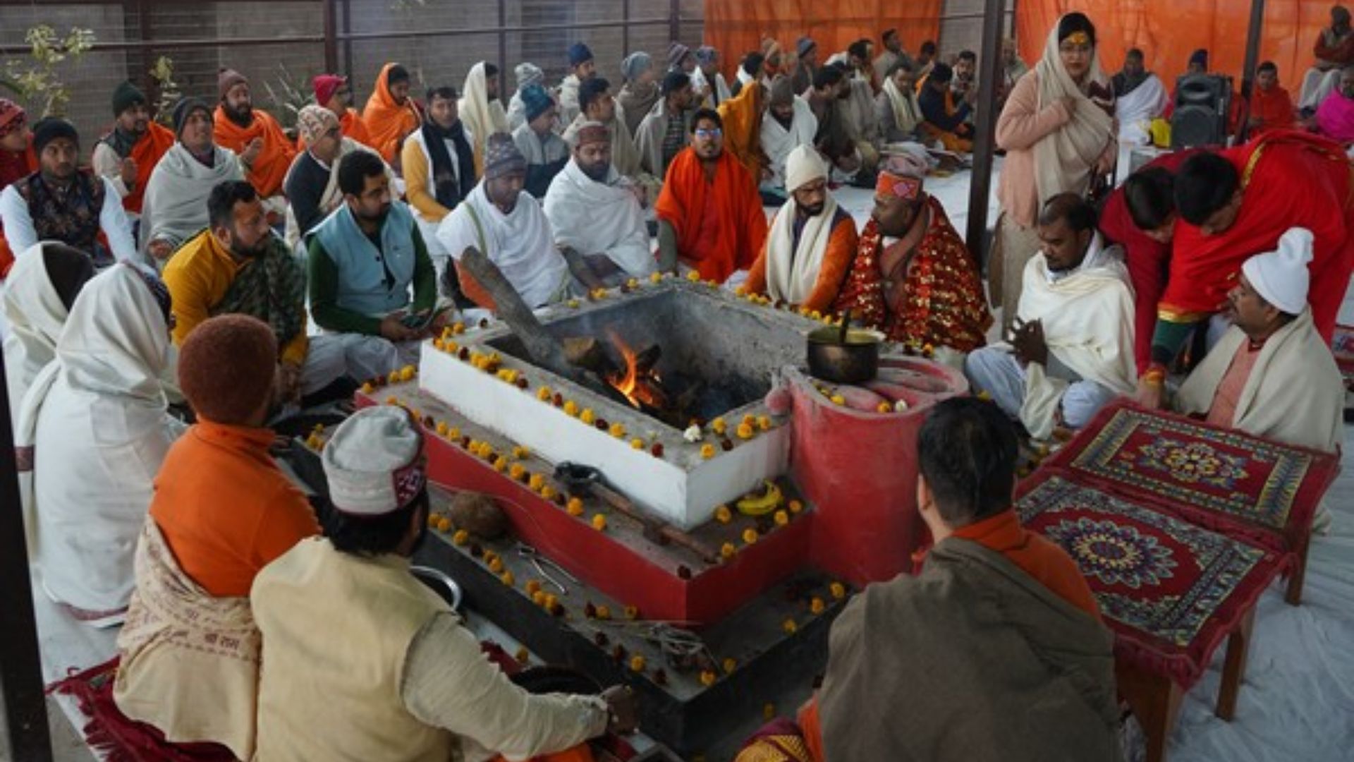 Yajurveda verses recitation commences in Ram Janmabhoomi temple complex