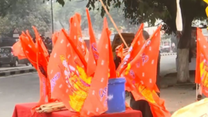 Chandigarh sees surge in demand for Lord Ram flags ahead of Pran Pratishtha ceremony in Ayodhya