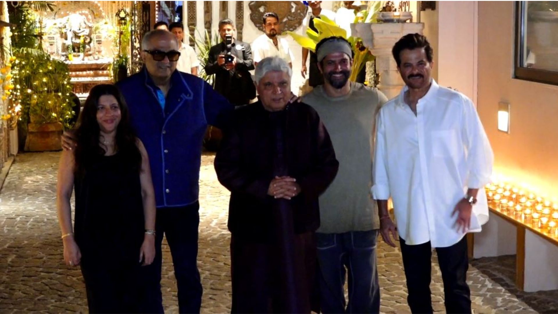 Anil Kapoor hosts birthday bash for Javed Akhtar; Shibani, Farhan, Sonam among others joined