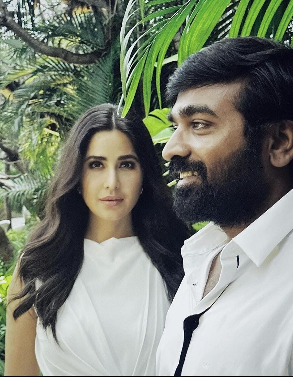 Katrina Kaif and Vijay Sethupathi twins in white