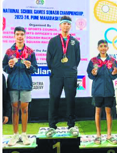 Golden Boy Udit Mishra Bags Gold in 67th SGFI Squash Title