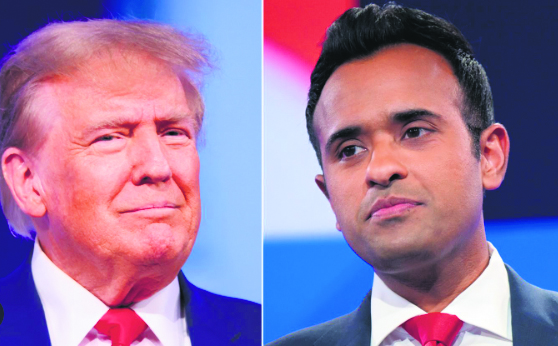 Trump criticises Ramaswamy publicly ahead of Iowa caucus