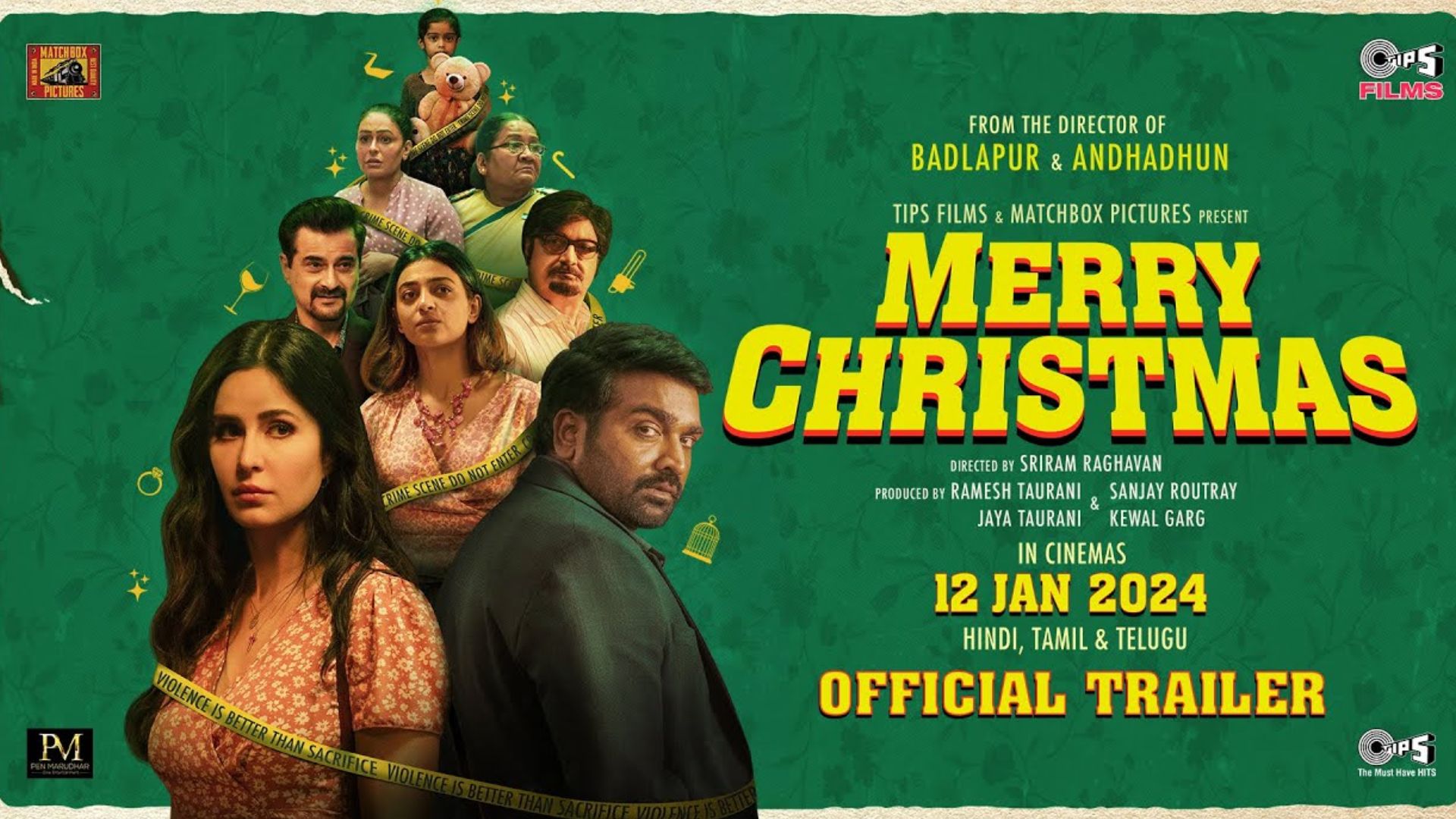 Jawan Director Atlee Applauds Vijay Sethupathi and Katrina Kaif’s Stellar Performances in “Merry Christmas”