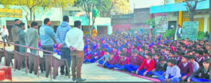 District officer leads anti-drug drive at Abhaypur school