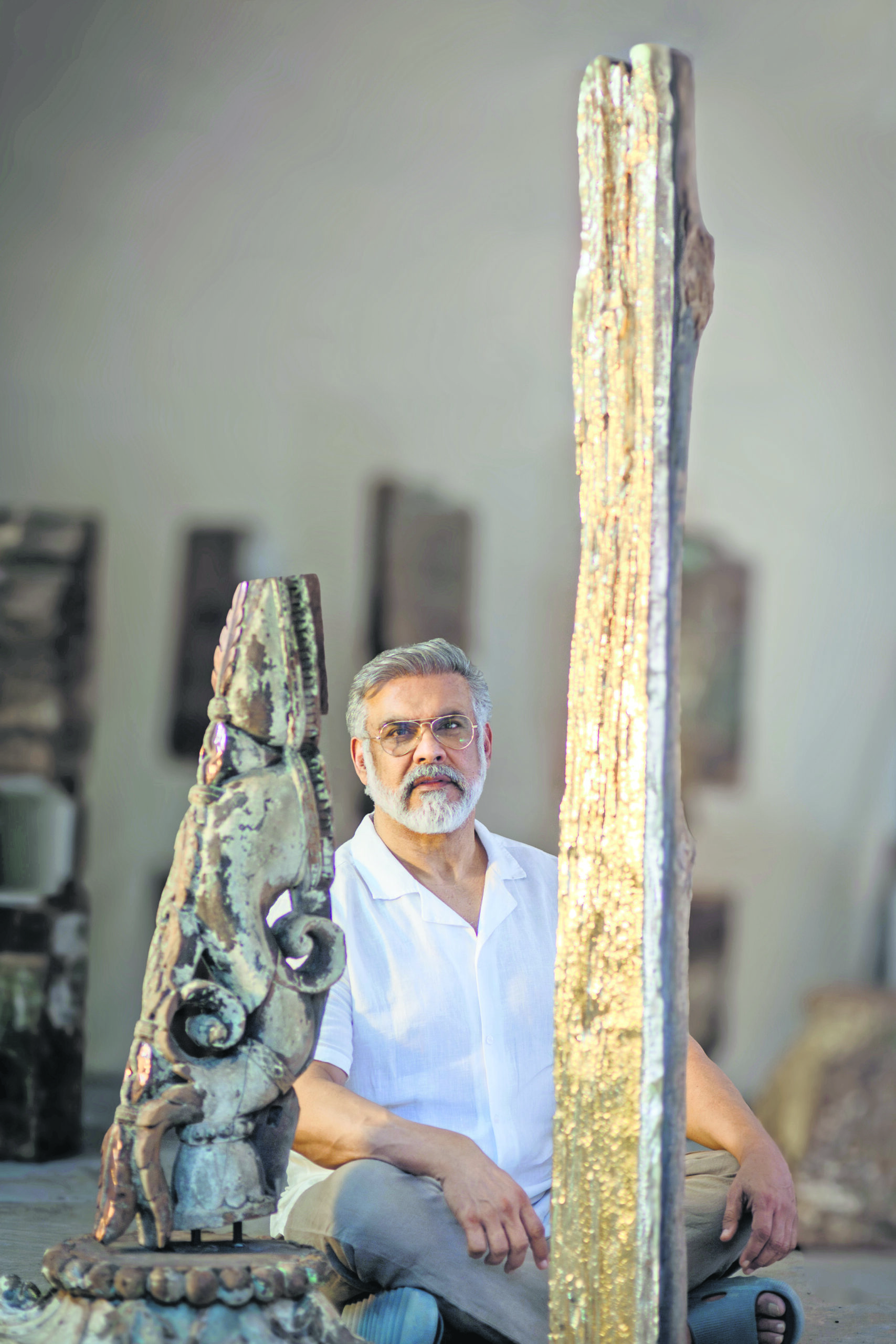 Raj Shahani’s exhibition Mukhowta opens in Bikaner House