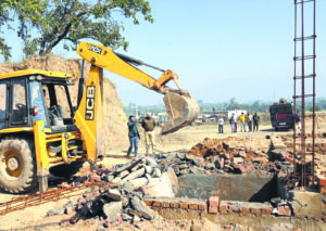 Demolition campaign launched by TSP Haryana against illegal constructions