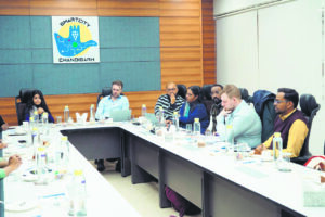 Chandigarh Smart City Limited welcomes delegation from BMC and GIZ