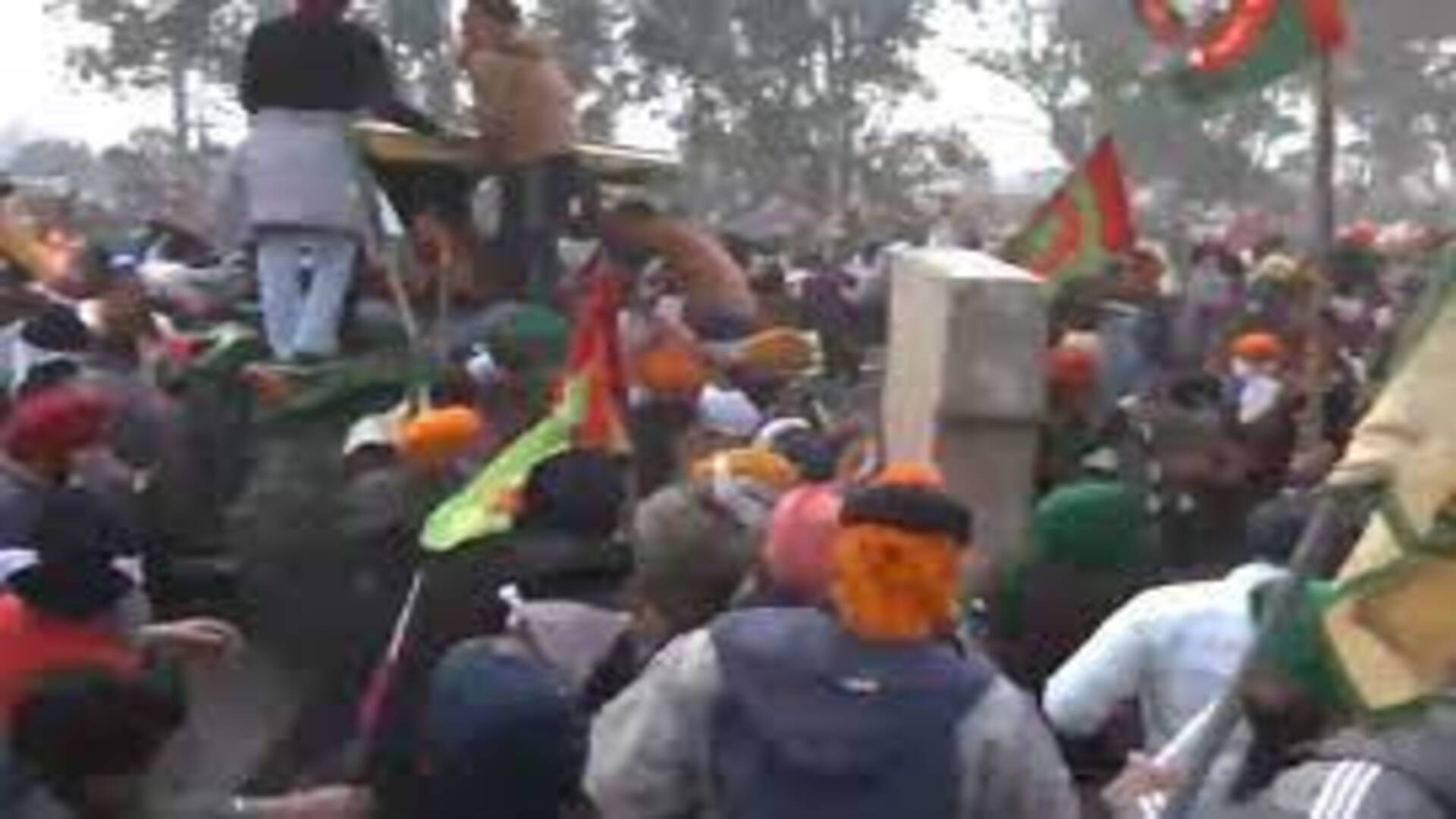 Chaos at Shambhu border