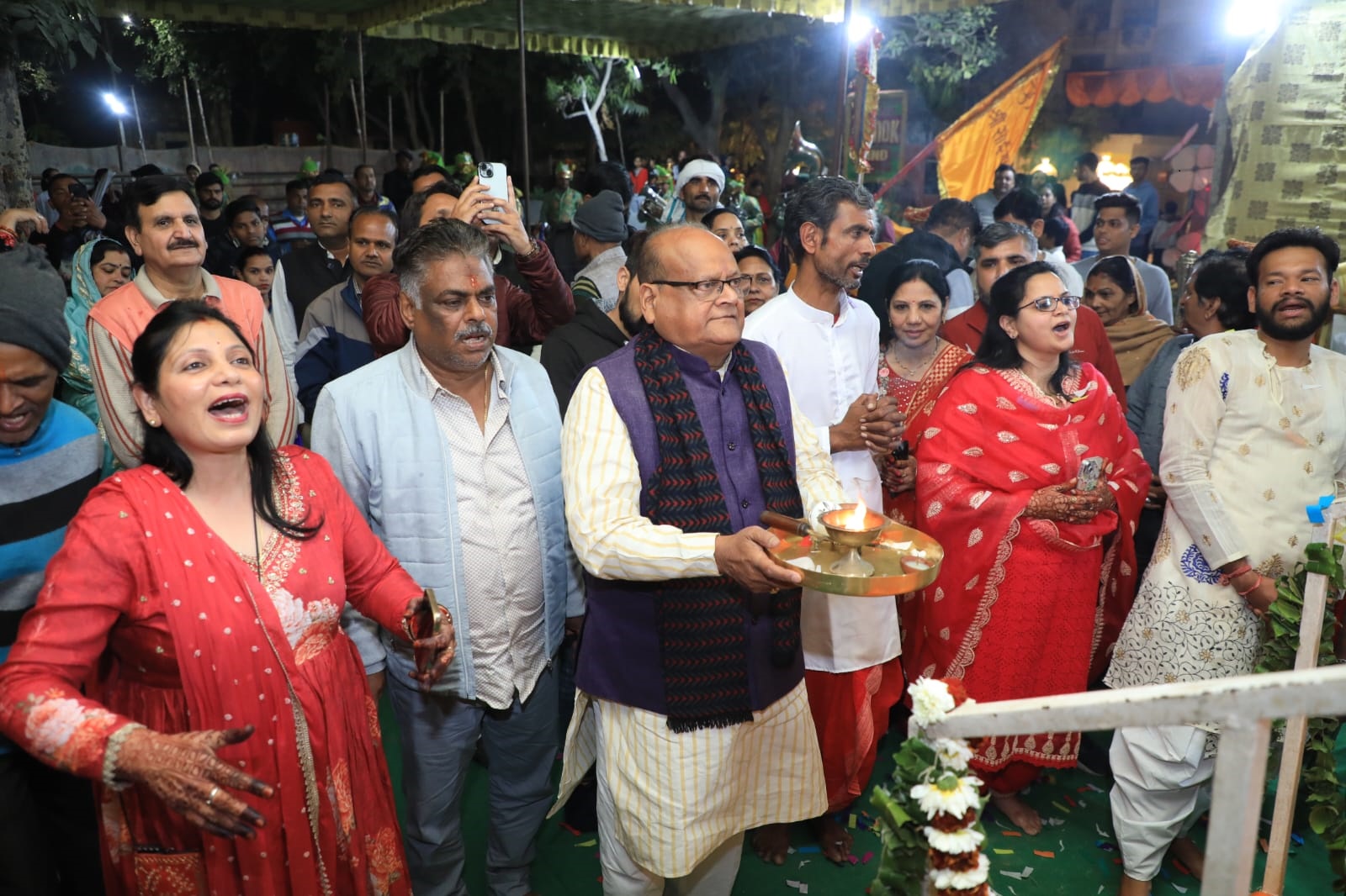 Shri Sai Dham marks 18 years with Sai palanquin parade