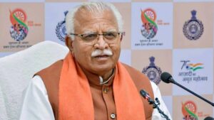 Haryana CM Khattar Joins Gaon Chalo Abhiyan