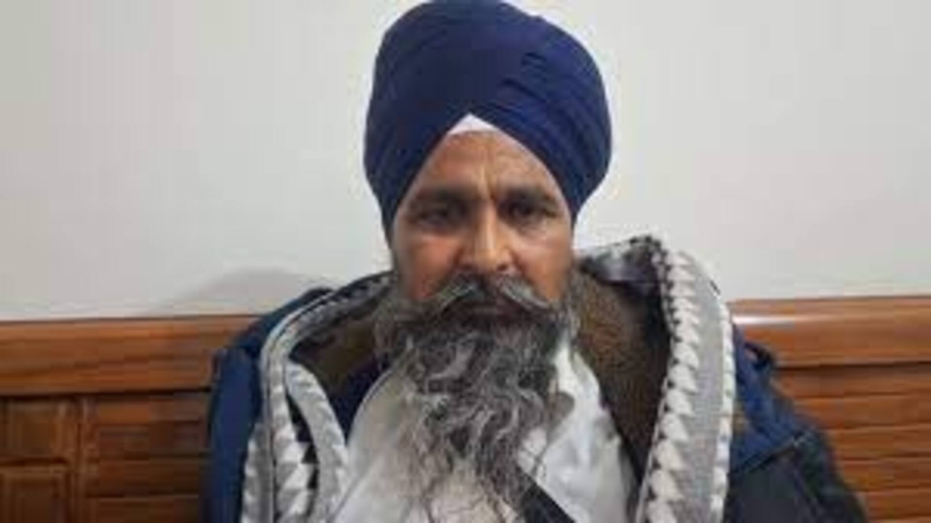 Sarwan Singh Pandher, General Secretary of Punjab Kisan Mazdoor Sangharsh Committee