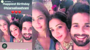 Shahid Kapoor’s co-star Kiara Advani’s heartwarming birthday greeting