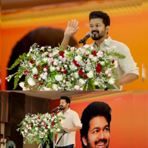 Entering politics, Thalapthy Vijay forms the Tamilaka Vetri Kazhagam party.