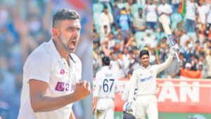 Day 3 stumps: Gill, Ashwin hand India advantage against England