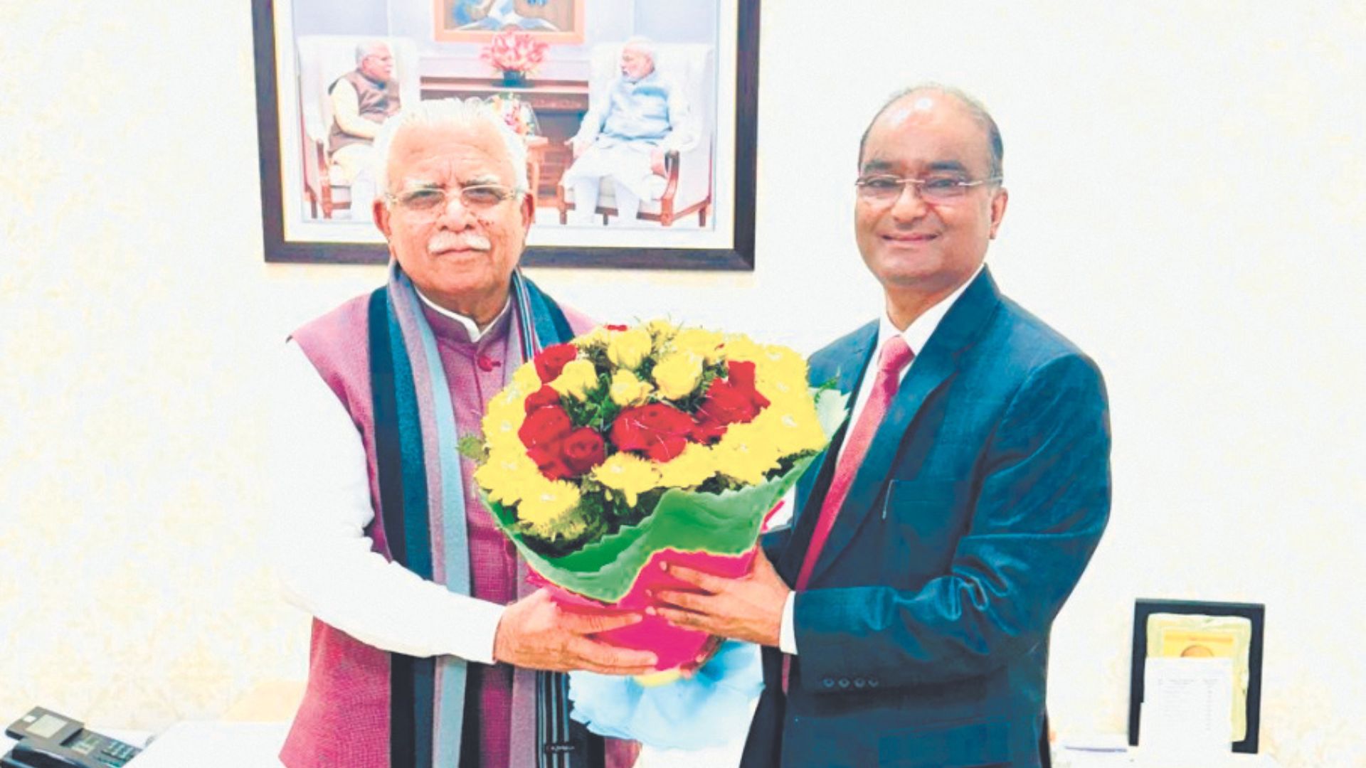 Haryana Electricity Commission chief discusses green energy with CM