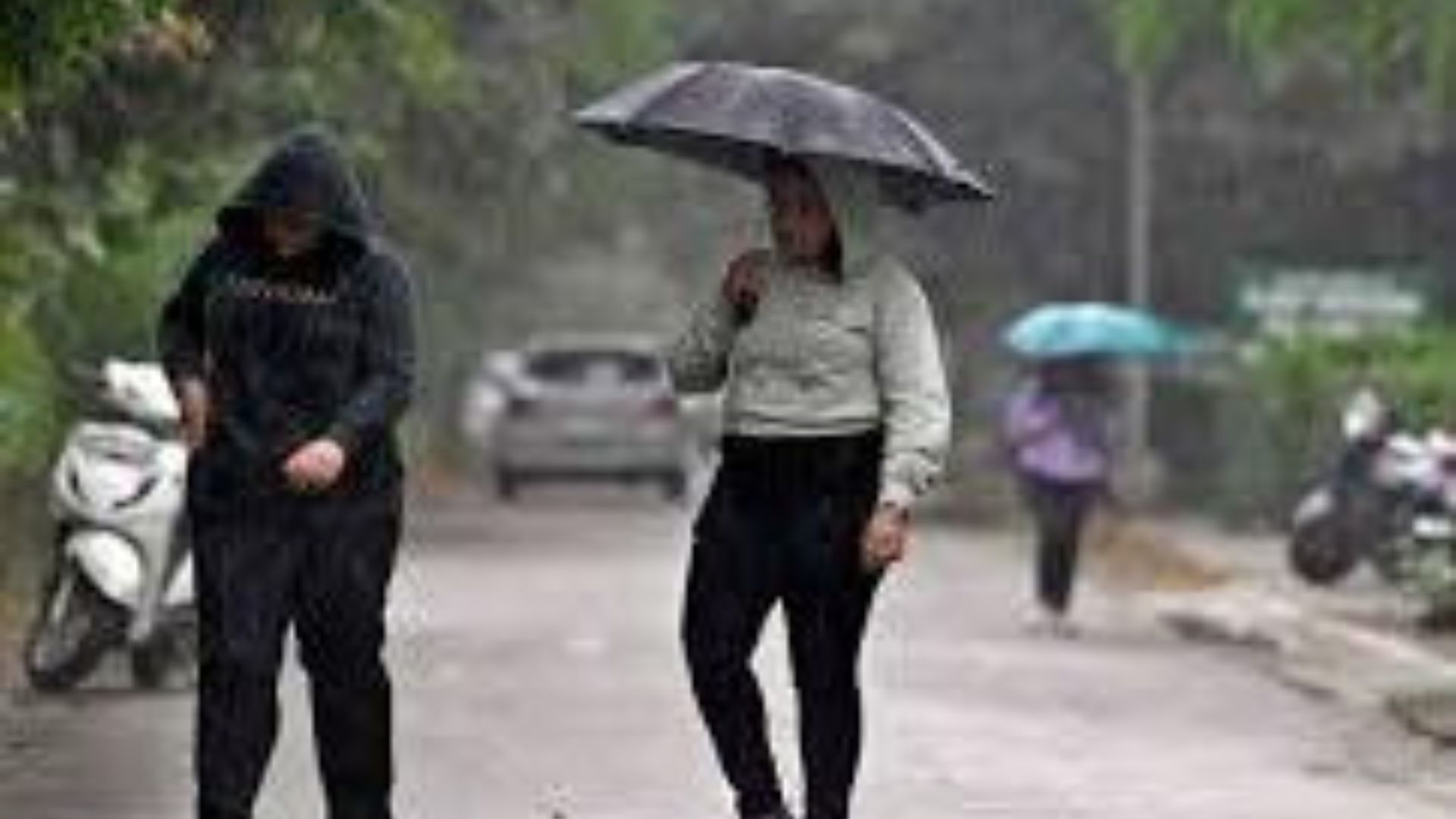 Temperature celsius dips below 10 degrees Celcius, following rainfall