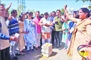 Gian Chand Gupta Kicks Off Road Improvement Projects in Panchkula