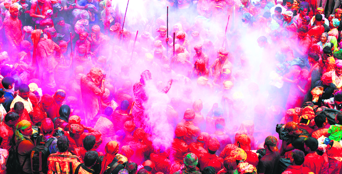 Embracing nature’s bloom: Experiencing flower Holi celebrations near Delhi