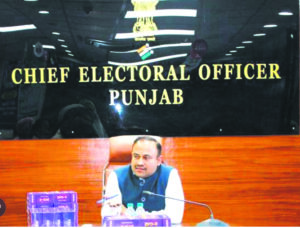 100% webcasting of all polling booths in Punjab: CEO Sibin C