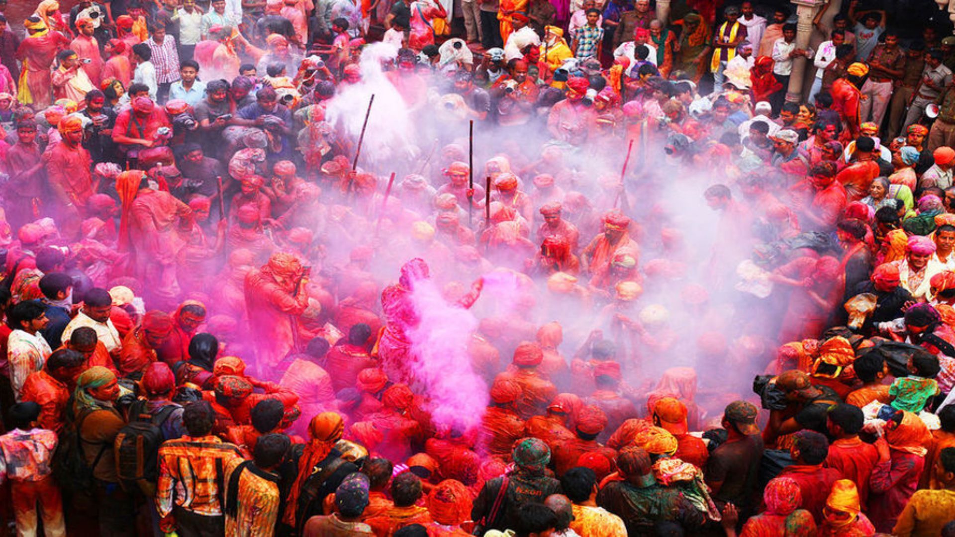 Singaporean Embassy in India extends Holi wishes, shares images of celebrations in Barsana