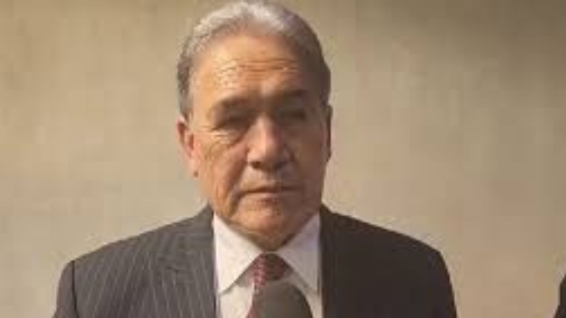 New Zealand's Deputy Prime Minister Winston Peters