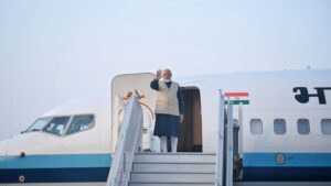 Bhutan’s PM Tshering Tongay welcomes warmly PM Modi as he lands at Paro airport