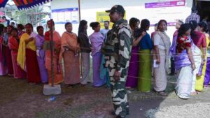 Voters of Manipur again go to vote after Violence