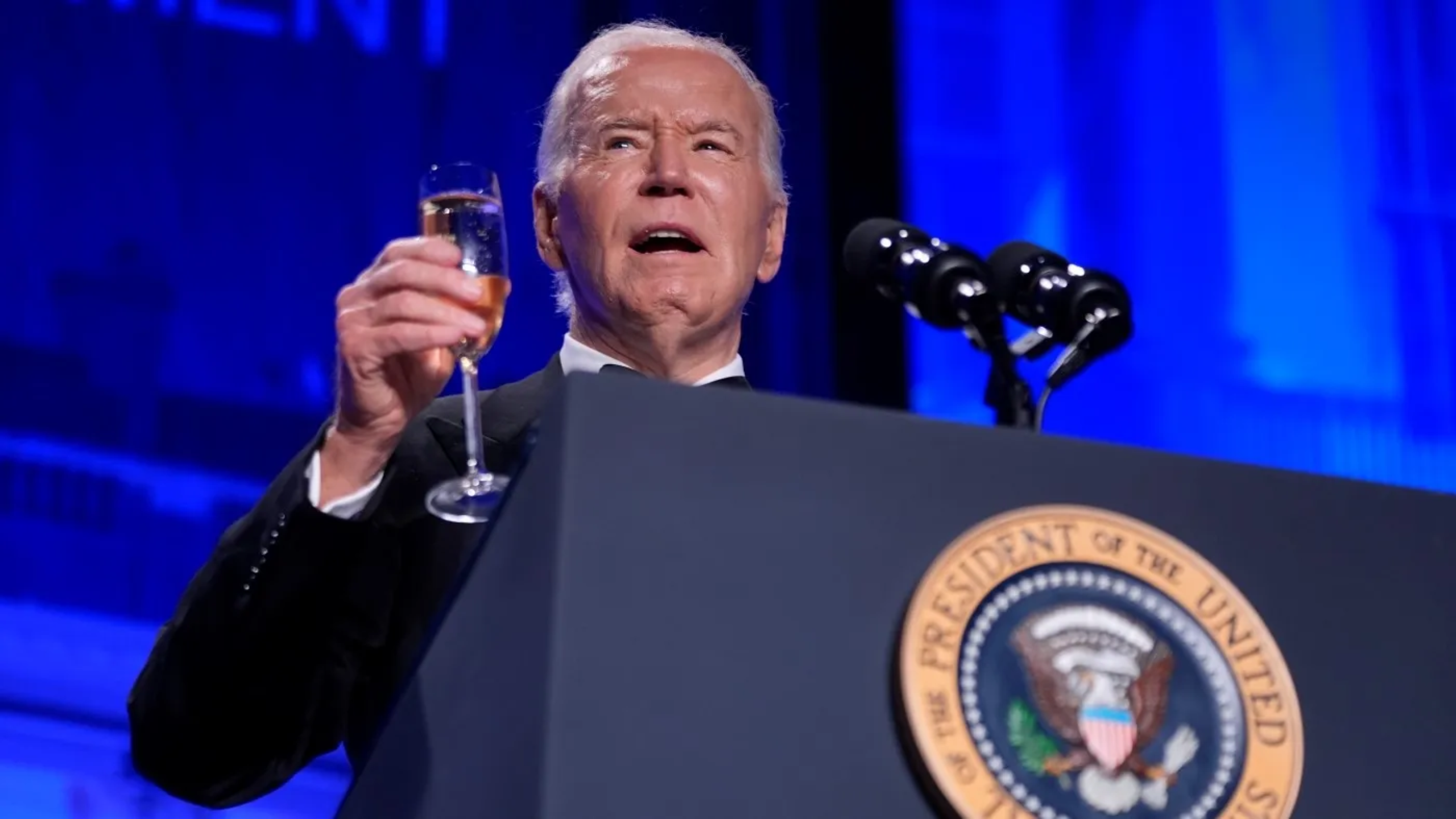 President Biden Pokes Fun at Trump’s Age at Correspondents Dinner