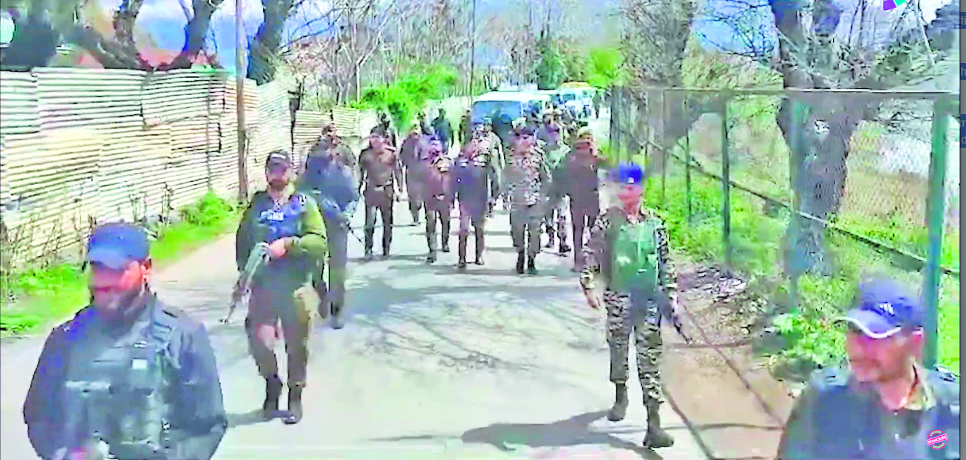 J&K police and security forces conduct flag march across Kashmir