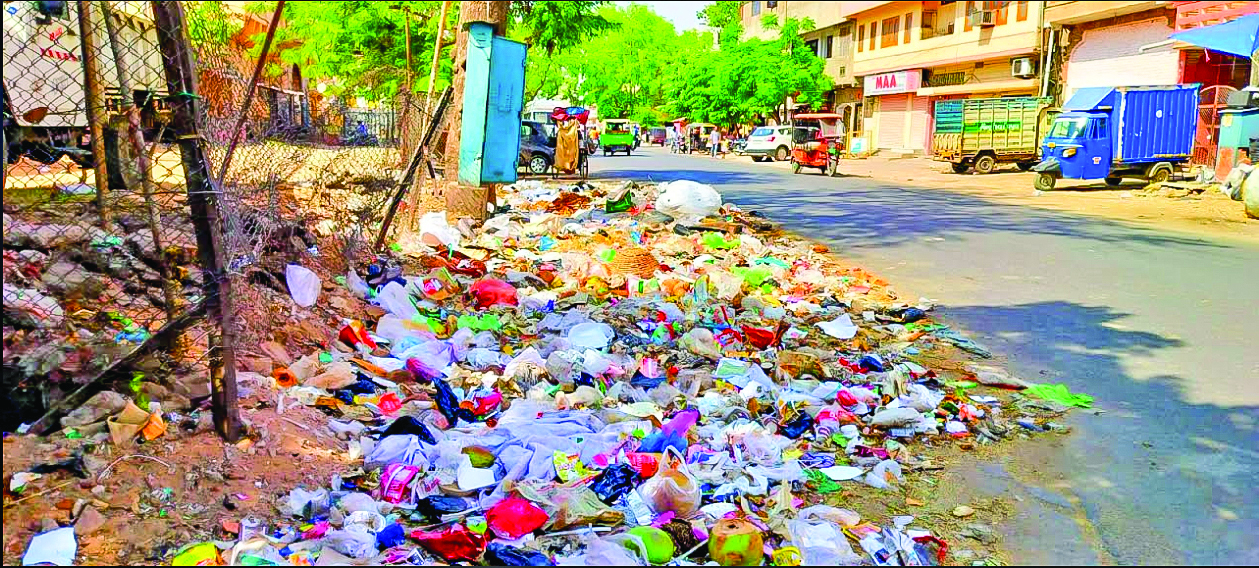 Residents distressed by filth, Municipal Commissioner remains unaware