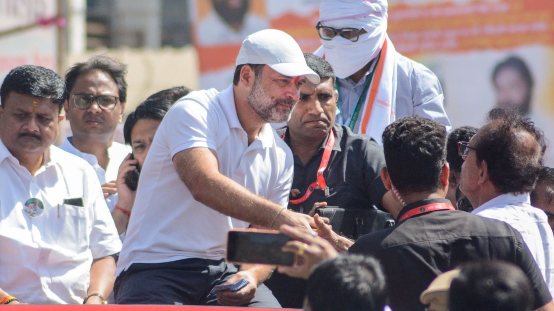 Rahul Gandhi leads massive roadshow before filing his nomination for Lok Sabha Polls in Wayanad