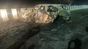 Ludhiana East ACP, gunman killed in accident; vehicle charred