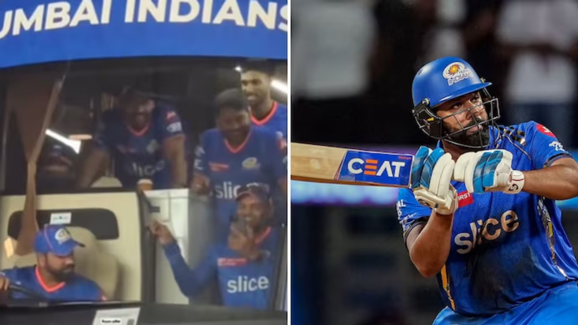 Rohit Sharma : ‘Aaj gadi tera bhai chalayega’ before MI v/s CSK