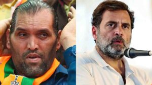 Former WWE wrestler ‘The Great Khali’ says “Rahul Gandhi a jumla”