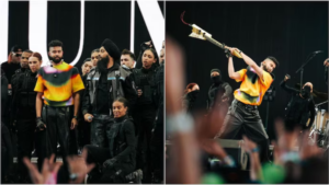 AP Dhillon Sparks Controversy for Smashing Guitar at Coachella Performance