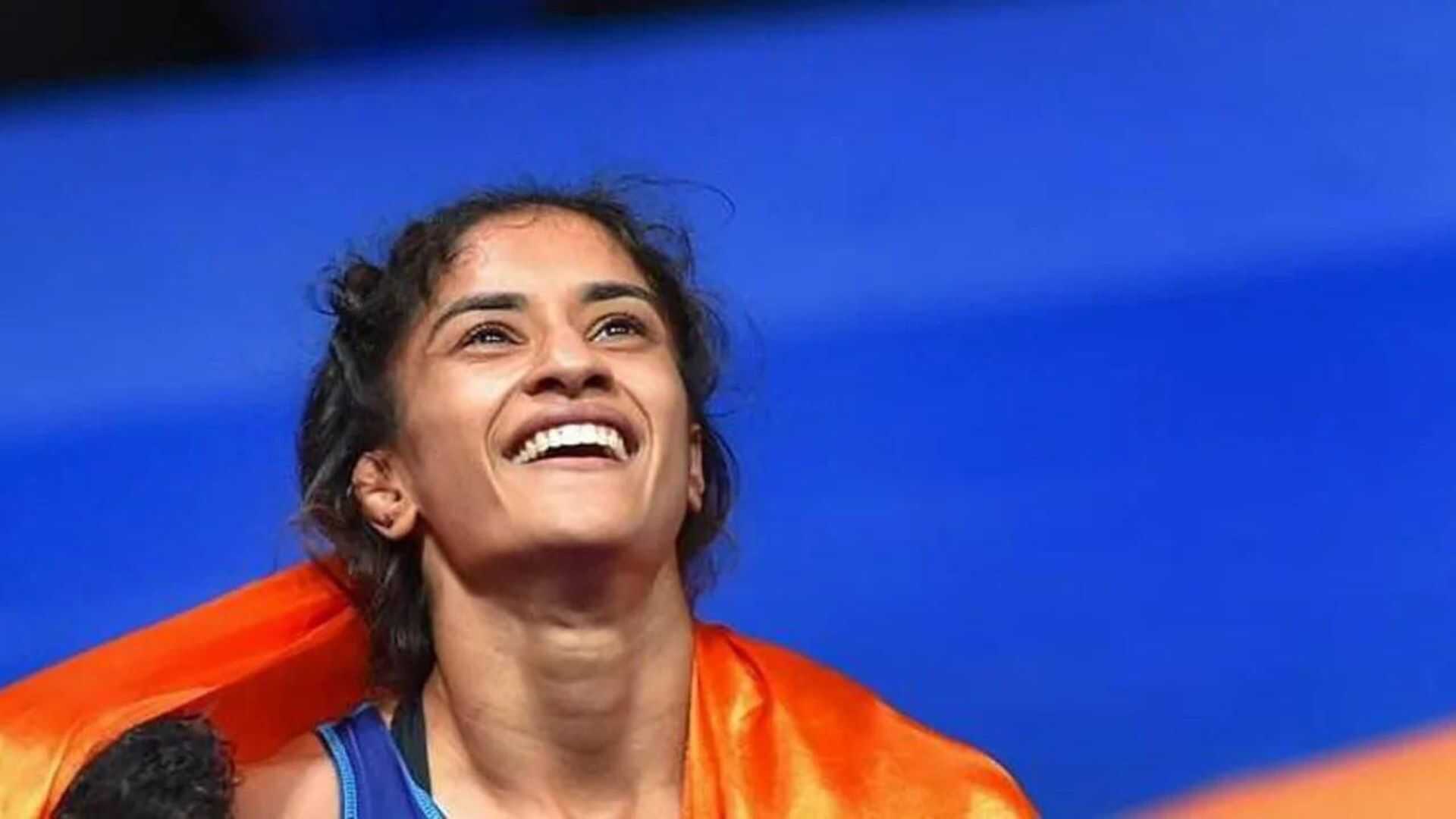 Vinesh Phogat Clinches Paris Olympics Spot in 50kg Category