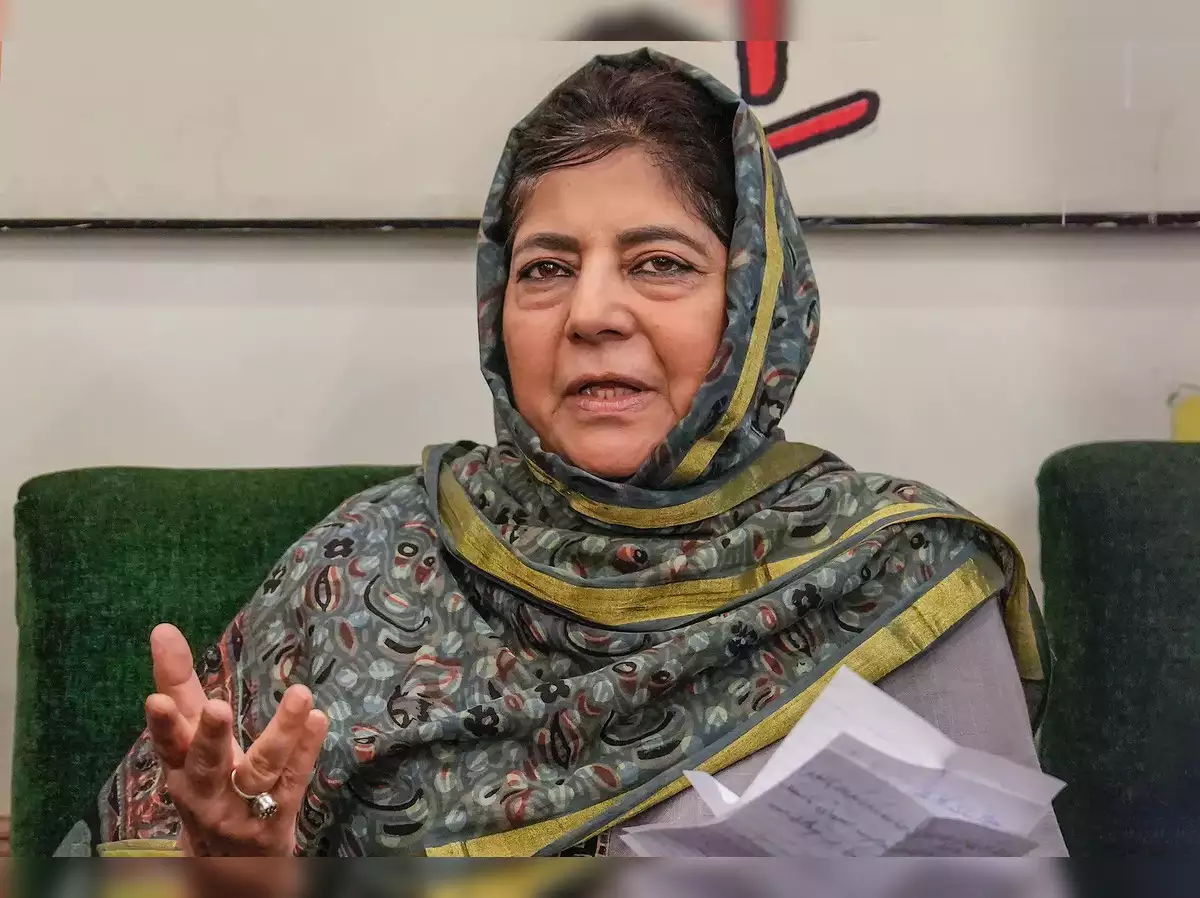 Mehbooba Mufti urges voters to voice discontent over Article 370 abrogation