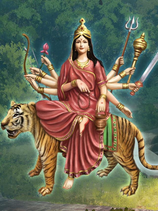 NAVRATRI DAY 3:
Goddess Chandraghanta