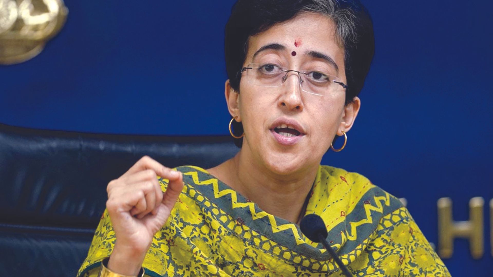 Watch: Delhi’s Power Minister Atishi Sits For Indefinite Fast, Demands More Water From Haryana