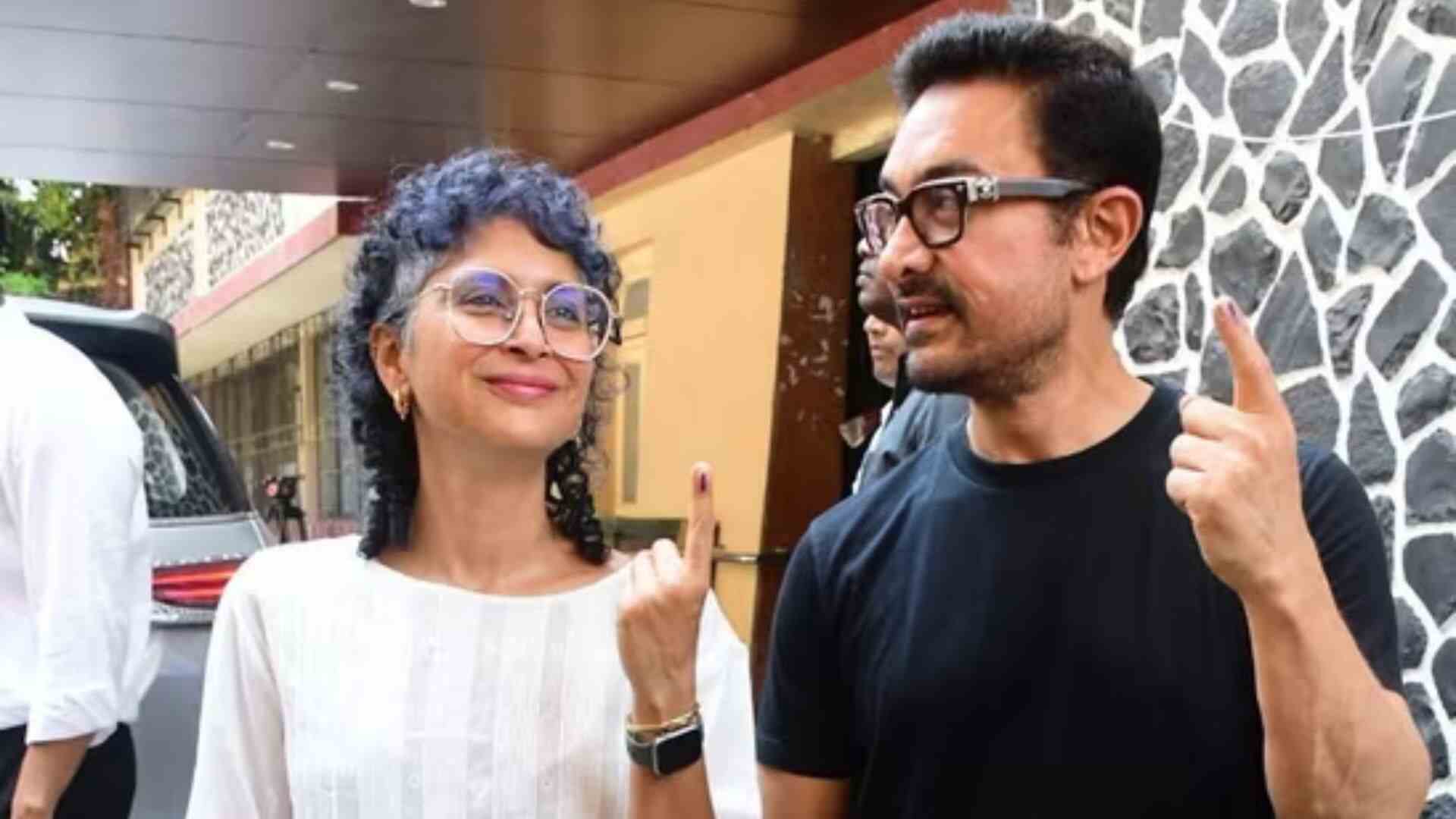 LS Polls Phase 5: Aamir Khan, Kiran Rao Cast Their Votes