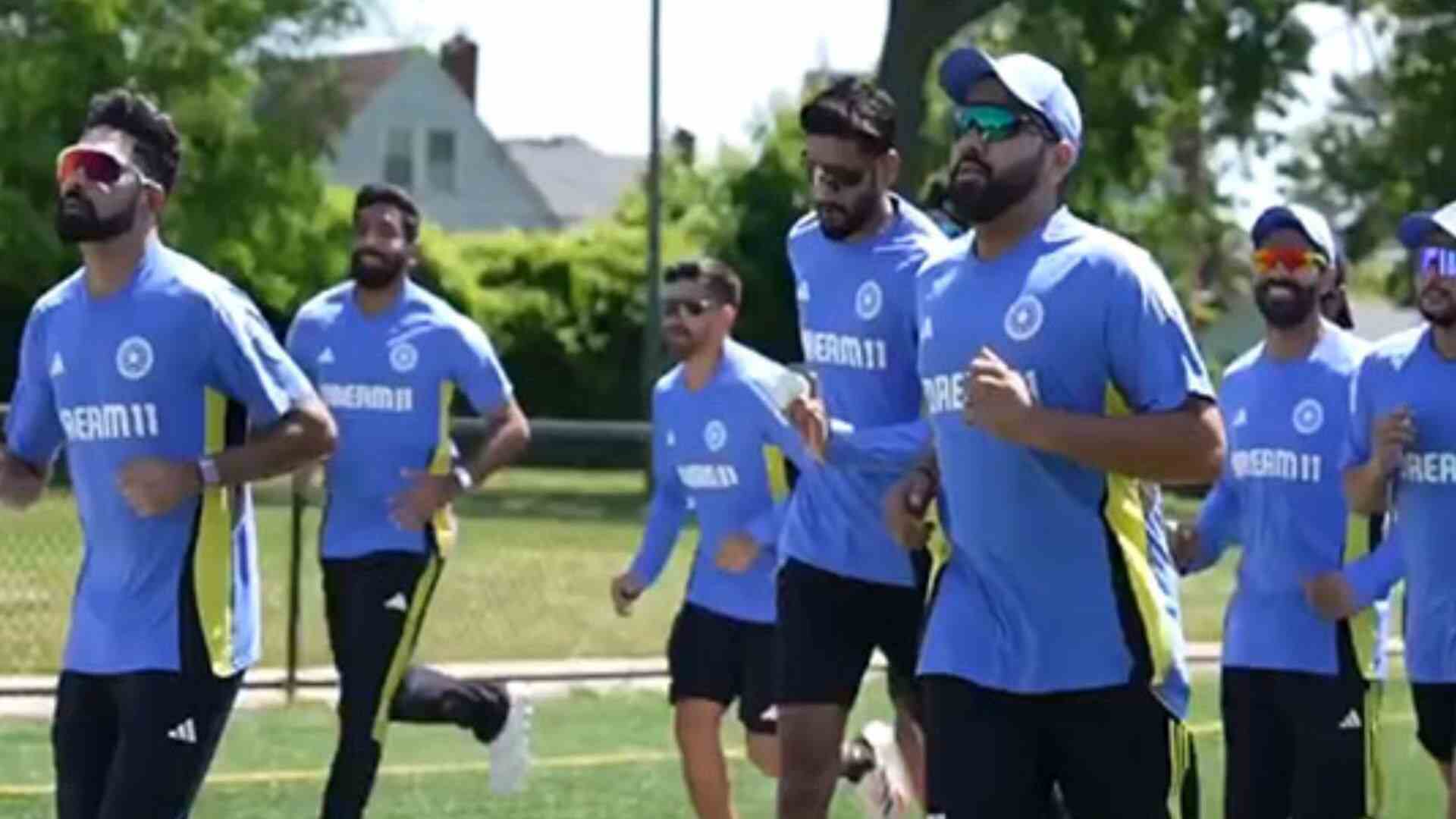 Indian Team Practice At New York