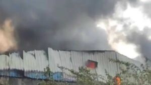 Fire Erupts At Factory In Delhi’s Mundka Industrial Area, No Injuries Reported