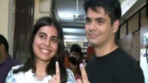 LS Polls 2024: Congress’ Priyanka Gandhi Vadra’s Children Cast Their Votes In Delhi