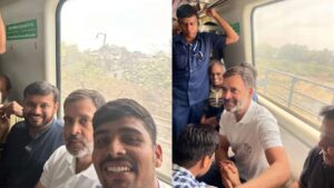 Rahul Gandhi In Delhi Metro: Interacts With Fellow Travellers