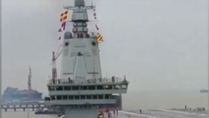 First-ever sea trials for China’s third aircraft carrier